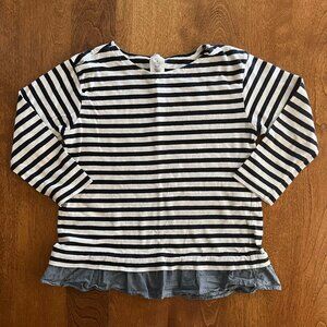 Crewcuts chambray ruffle tee 8